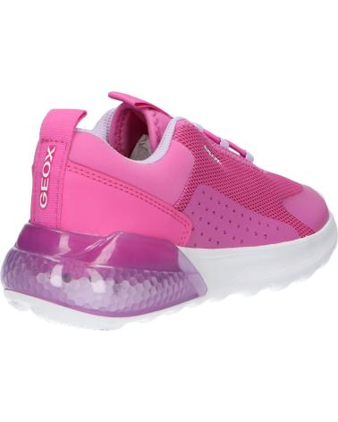 girl Trainers GEOX J45LZA 0149J J ACTIVART ILLUMINUS C8257 FUCHSIA-LILAC C8257