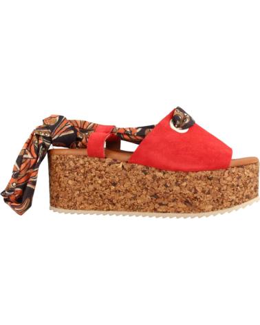 Sandálias de Mulher MARILA SANDALIAS CON CON PLATAFORMA GERBERA ROJO