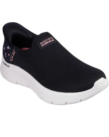 Esportes--De-Mujer-SKECHERS-SNEAKERS-SLIP-INS-GO-WALK-FLEX-MUJER-NEGRO