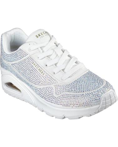 Sportivo-De-Mujer-SKECHERS-SNEAKERS-UNO-DISCO-RAVE-MUJER-BLANCO