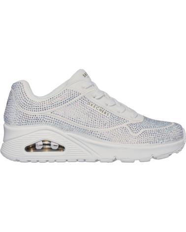 Sportivo-De-Mujer-SKECHERS-SNEAKERS-UNO-DISCO-RAVE-MUJER-BLANCO