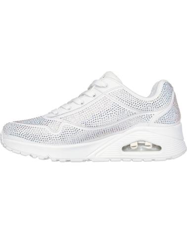 Sportivo-De-Mujer-SKECHERS-SNEAKERS-UNO-DISCO-RAVE-MUJER-BLANCO