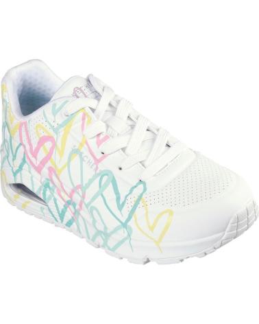 SKECHERS ZAPATILLAS NINA MODELO 177982S COLOR BLANCO WMLT