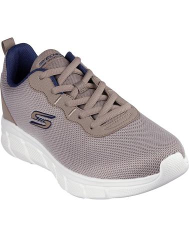 Deportivas de Hombre SKECHERS SNEAKERS BOBS SPORT B FLEX-ICY ADGE HOMBRE TAUPE MARRóN