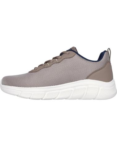 Deportivas de Hombre SKECHERS SNEAKERS BOBS SPORT B FLEX-ICY ADGE HOMBRE TAUPE MARRóN