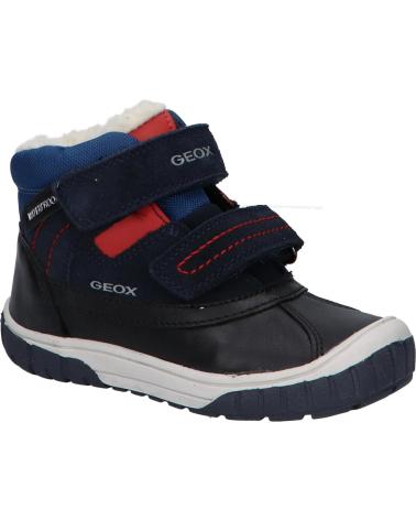 girl and boy Mid boots GEOX B162DB 022FU C4244 NAVY-DK RED