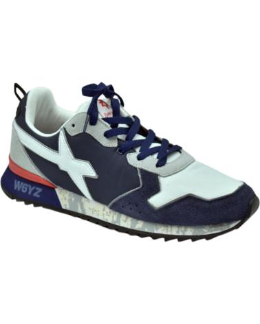 Woman Trainers W6YZ ZAPATILLAS SUEDE-NYLON AZUL