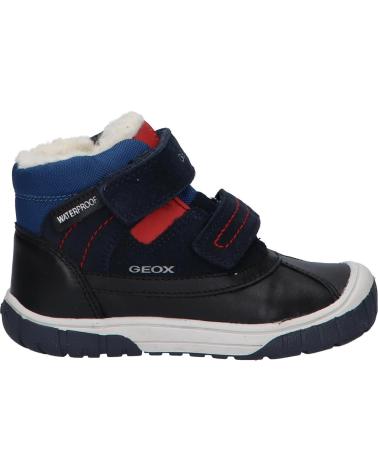 girl and boy Mid boots GEOX B162DB 022FU C4244 NAVY-DK RED