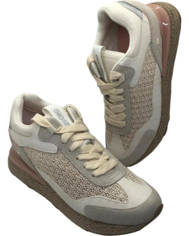GIOSEPPO ZAPATILLAS HARDING 74070 CUNA RAFIA BEIGE BLANCO