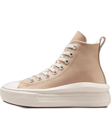 Esportes  de Mulher CONVERSE A09261C CHUCK TAYLOR ALL STAR MOVE LEATHER WARM QUARRY-EGRET-WARM QUARRY