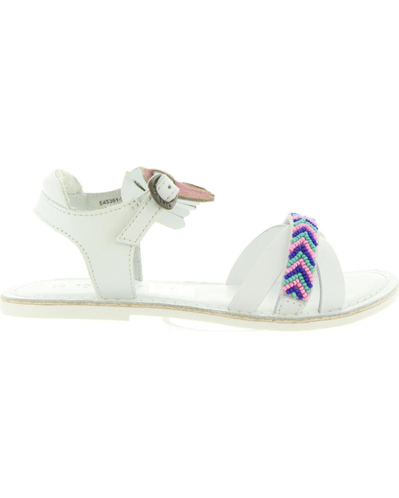 Sandálias de Menina KICKERS 545361-30 DIXIE 3 BLANC SIRENE