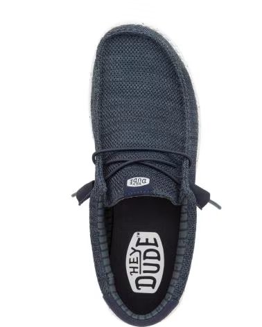 Man shoes HEY DUDE WALLY STRETCH SOX NAVY HD41898-410 MARINO