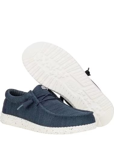 Man shoes HEY DUDE WALLY STRETCH SOX NAVY HD41898-410 MARINO