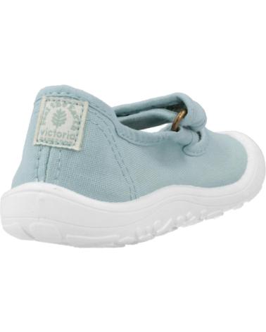 VICTORIA ZAPATILLAS NINA MODELO MERCEDITA COLOR AZUL MANZANA