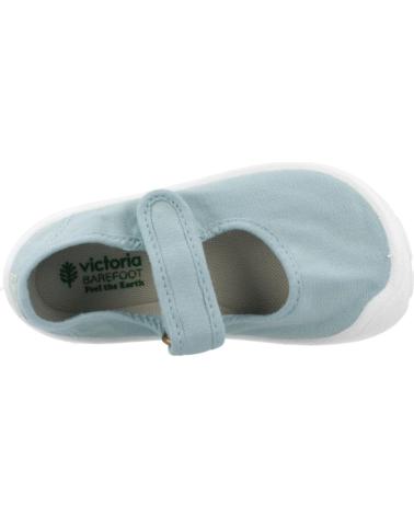 VICTORIA ZAPATILLAS NINA MODELO MERCEDITA COLOR AZUL MANZANA