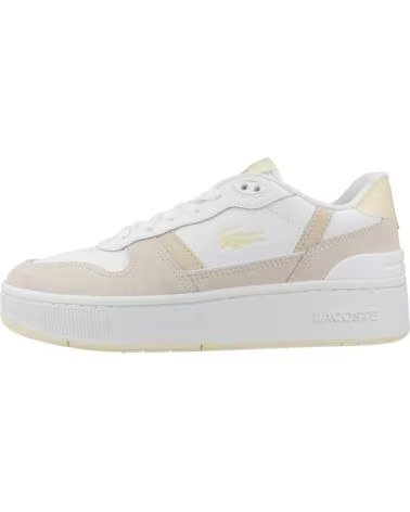 LACOSTE SNEAKER T-CLIP PLATFORM 49SFA0076-2H8 BIANCO DONNA WHTYLW