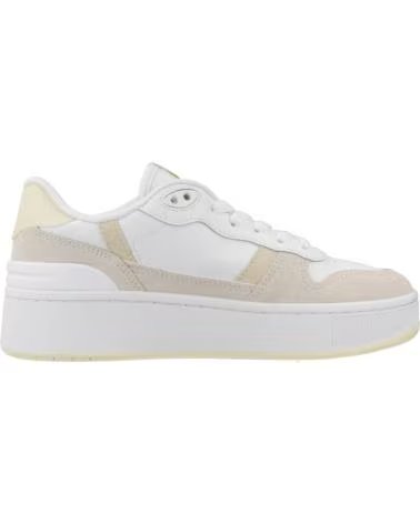 LACOSTE SNEAKER T-CLIP PLATFORM 49SFA0076-2H8 BIANCO DONNA WHTYLW