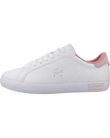 Sportivo per Donna LACOSTE ZAPATILLAS MUJER MODELO POWERCOURT COLOR BLANCO WHTPNK