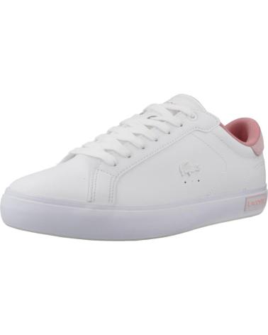 Sportivo per Donna LACOSTE ZAPATILLAS MUJER MODELO POWERCOURT COLOR BLANCO WHTPNK