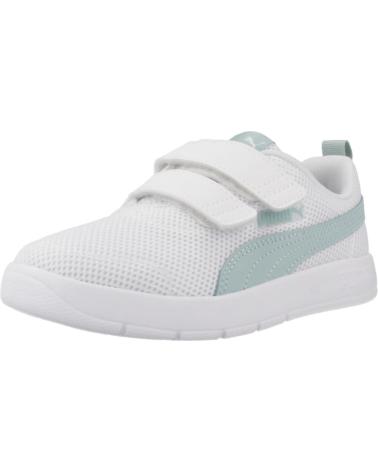 PUMA COURTFLEX V3 MESH PS - WEISSE KINDERSNEAKER WHITE