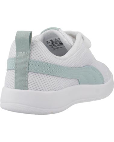 PUMA COURTFLEX V3 MESH PS - WEISSE KINDERSNEAKER WHITE
