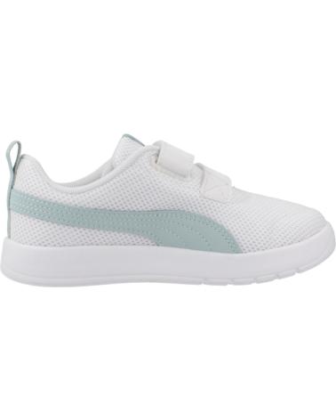 PUMA COURTFLEX V3 MESH PS - WEISSE KINDERSNEAKER WHITE