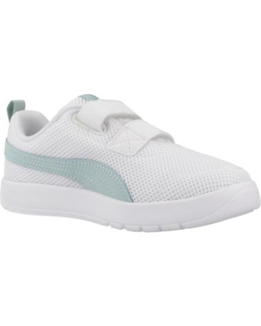 PUMA COURTFLEX V3 MESH PS - WEISSE KINDERSNEAKER WHITE