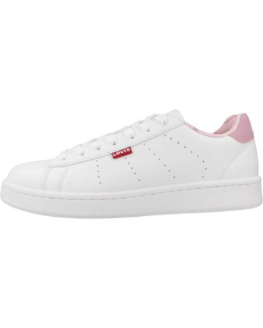 Deportivas de Niño LEVIS ZAPATILLAS MUJER MODELO AVENUE COLOR BLANCO 3821WHTPNK