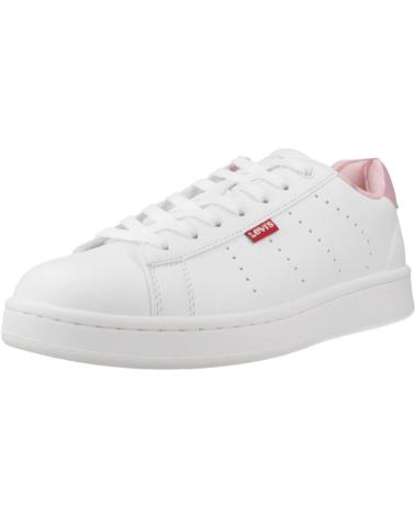 Deportivas de Niño LEVIS ZAPATILLAS MUJER MODELO AVENUE COLOR BLANCO 3821WHTPNK