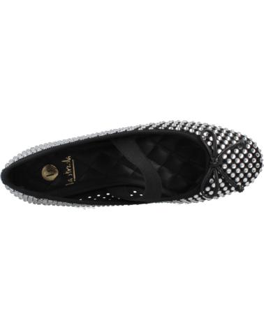 Ballerinas für Damen LA STRADA BAILARINAS MUJER MODELO 2300920S COLOR NEGRO BLACK