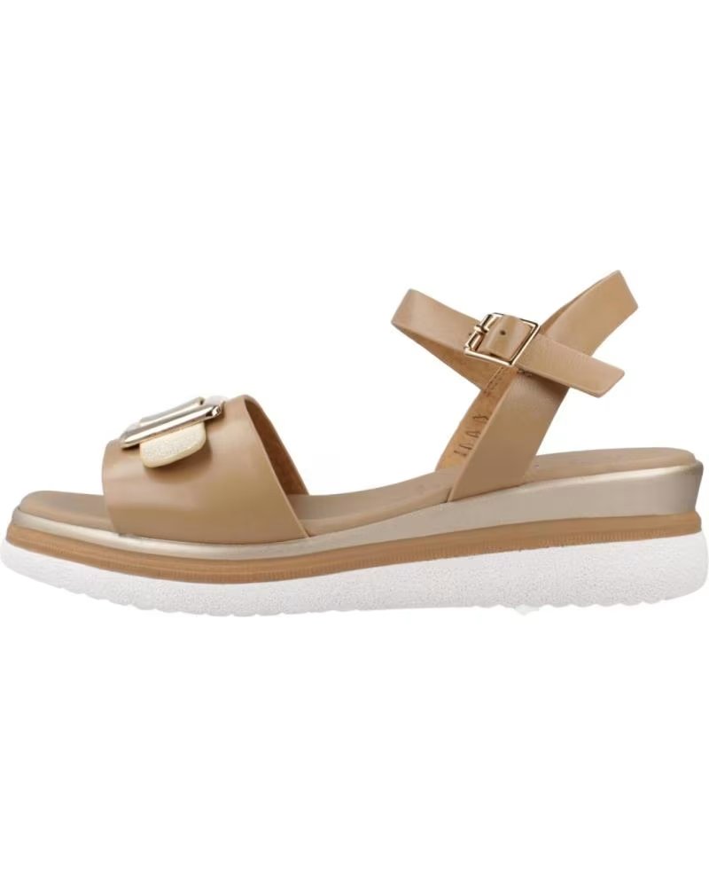 REPO SANDALES FEMME 10218R COULEUR MARRON CAMEL - RÉF: 618512