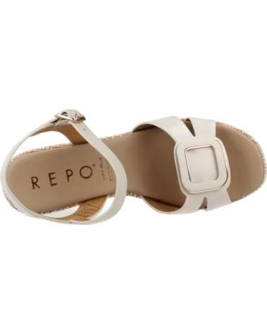 REPO SANDALES FEMME MODÈLE 51425R BEIGE AVORIO RÉF 618526