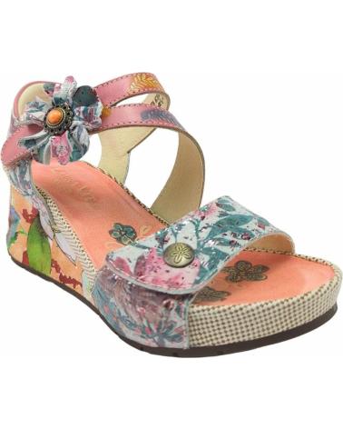 Sandales pour Femme LAURA VITA BARRY-324 PIEL ROSA