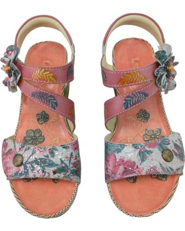 Sandales pour Femme LAURA VITA BARRY-324 PIEL ROSA
