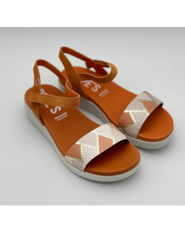 PEPE MENARGUES MUJER SANDALIAS 10532 BANDA SERRAJE APRICOT MILOS BL NARANJA
