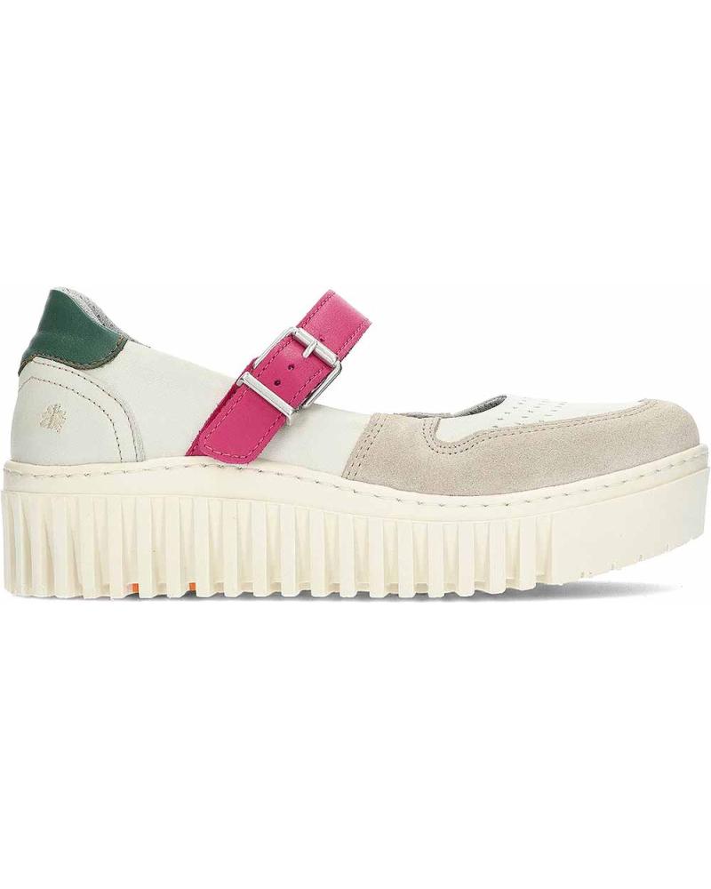 Ballerinas für Damen ART BAILARINAS PARA MUJER CON PLATAFORMA BRIGHTON 1515 CREAMFUXIA
