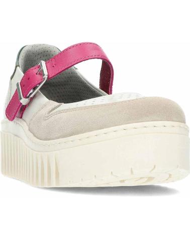 Ballerinas für Damen ART BAILARINAS PARA MUJER CON PLATAFORMA BRIGHTON 1515 CREAMFUXIA
