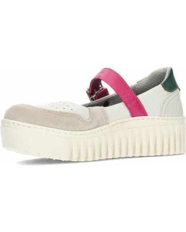 Ballerinas für Damen ART BAILARINAS PARA MUJER CON PLATAFORMA BRIGHTON 1515 CREAMFUXIA