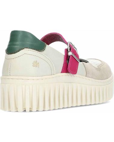 Ballerinas für Damen ART BAILARINAS PARA MUJER CON PLATAFORMA BRIGHTON 1515 CREAMFUXIA
