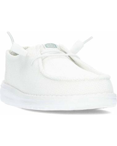 HEY DUDE ZAPATOS PARA MUJER HEYDUDE WENDY STRETCH SOX HD41878 WHITE
