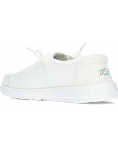 HEY DUDE ZAPATOS PARA MUJER HEYDUDE WENDY STRETCH SOX HD41878 WHITE