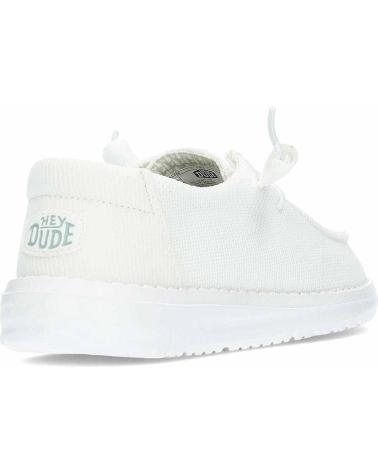 HEY DUDE ZAPATOS PARA MUJER HEYDUDE WENDY STRETCH SOX HD41878 WHITE