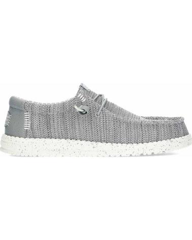 Man Mocasines HEY DUDE ZAPATOS PARA HOMBRE HEYDUDE WALLY STRETCH SOX HD41898 GREY