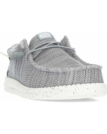 Man Mocasines HEY DUDE ZAPATOS PARA HOMBRE HEYDUDE WALLY STRETCH SOX HD41898 GREY
