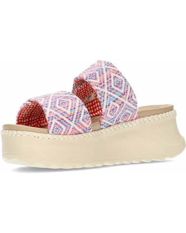 Sandales pour Femme HEY DUDE SANDALIAS PARA MUJER HEYDUDE DELRAY SLIDE SURF BAJA 43210 BLUEPINKMULTI