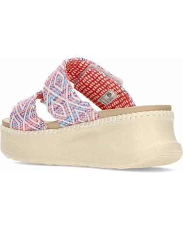 Sandales pour Femme HEY DUDE SANDALIAS PARA MUJER HEYDUDE DELRAY SLIDE SURF BAJA 43210 BLUEPINKMULTI