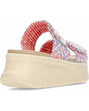Sandales pour Femme HEY DUDE SANDALIAS PARA MUJER HEYDUDE DELRAY SLIDE SURF BAJA 43210 BLUEPINKMULTI
