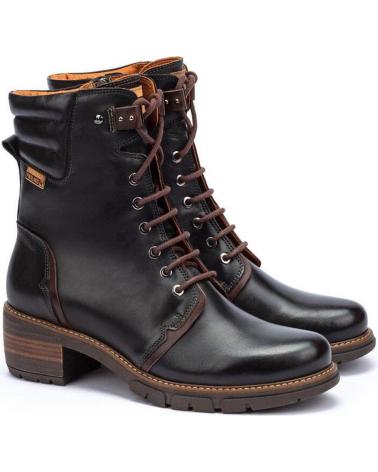 Bottines pour Femme PIKOLINOS BOTAS PIEL NEGRAS CASUAL BLACK
