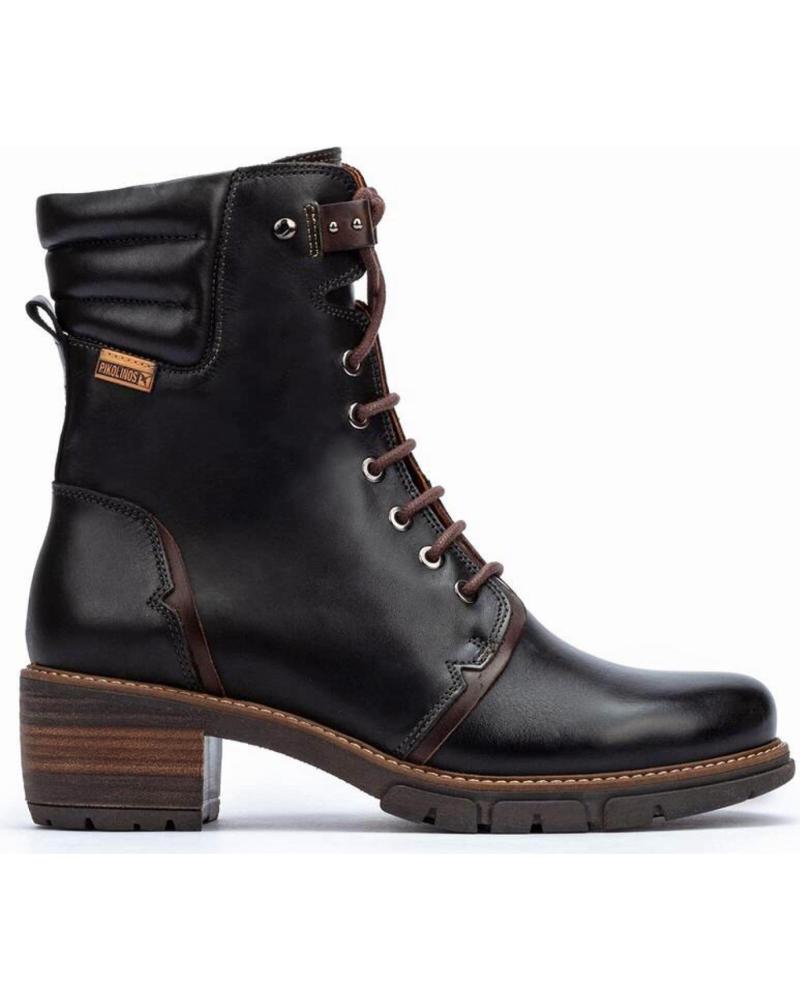 Bottines pour Femme PIKOLINOS BOTAS PIEL NEGRAS CASUAL BLACK
