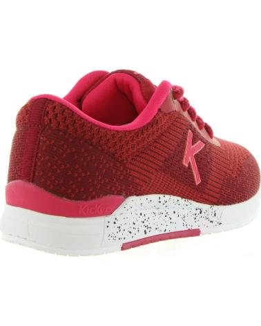 Zapatillas deporte de Mujer y Niña y Niño KICKERS 522010-30 KNITWEAR 183 BORDEAUX FUSHIA